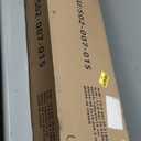 15FT Double Sided Patio Umbrella with Base Included Large Outdoor Market Umbrella with Crank Handle, UV Resistant Canopy, Sturdy Frame for Garden, Poolside, Deck, Green Stripes