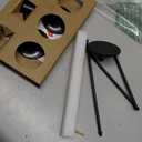 Nuptio 3 Pcs Black Candlestick Holders Taper Candles Holder Candle Stick Holder for Dining Table Halloween Candle Holders for Tapered Candles Decorative Centerpiece for Christmas Party Housewarming