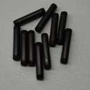 10 Pack 1/2 Inches x 4 Inches Black Malleable Steel Nipples Fitting, DIY Steampunk Industrial Vintage Style.