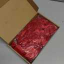 Glitinsel 30 Pcs Velvet Ribbon Bows 5" x 4" Pre Tied Christmas Velvet Bows with Twist Tie for Gift Packaging Christmas Tree Wreaths Door Windows Wedding Party Decoration(Red)