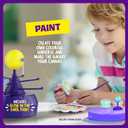 Dan&Darci 360 Orbiting Solar System for Kids - Paint & Build Model Kit - Arts and Crafts for Kid Ages 8-12, 4-6, 4-8, 6-8 - Space Toys 8-10 - Science Astronomy Gifts - Painting Craft Kits for Boys