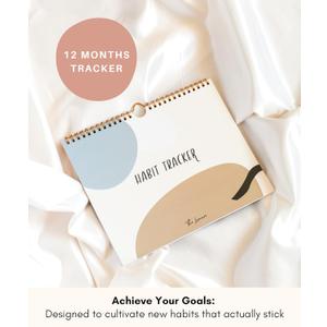 Lamare 2026 Habit Tracker Calendar – Premium Daily Habit Tracker Journal and Goal Board, Workout Motivation & Productivity Tool