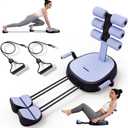Ab Crunch Machine, Portable Sit Up Exercise Equipment with Resistance Band, Ab Core Workout Home Equipment for Stomach, 200LBS Weight Capacity