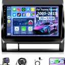 Car Radio Stereo for Toyota Tacoma 2005-2015, 9" IPS Touch Screen for Tacoma Android Radio with Wireless CarPlay, Android Auto, GPS, Bluetooth, WiFi, SWC, FM, Hi-Fi, Backup Camera - 2+32GB