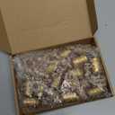 LEIFIDE 12 Pcs Gold Cow Bells Christmas Ornaments Small Rustic Metal Hanging Bells Vintage Harmony Brass Coated Jute Rope Hanging Gold Cowbell for Xmas Tree Crafts Wreath Decorations Outdoor Garden