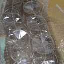 6 Oz Clear Plastic Champagne Glasses 16 Pack, Hard Disposable Plastic Champagne Flute Ideal for Home Daily Life Party Wedding Toasting Drinking Champagnes,New Years Eve Party Supplies