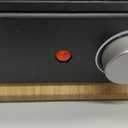 Shinic Electric Fireplace Heaters for Indoor Use,1500W Space Heater with Crackling Sound & 3D Realistic Flame, Safety Protection, Portable Fireplace Heater for Home Office Christmas Decoration, Oak (11.8" x 5.9" 14.6")