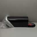 Mailbox, Metal Post Mount Mailboxes for Outside,Galvanized Steel,Waterproof,Medium Capacity,Red Flag Indicated,Modern Style,Mail Boxes for House Outside/Residential,Black,18.8 x 9 x 6.7 inches