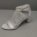 Naturalizer Womens Vera Sandal Pearl White Satin 8.5 M