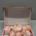 24 Pcs Floating Candles for Centerpieces and Floating Flowers for Centerpieces Pink Artificial Flowers Vase Fillers for Wedding Table Party Home Decoration