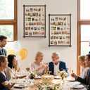 Collage Picture Frame,Photo Display Board with Clips,Hanging Pictures Frames Photos Wall Decor for Wedding Graduation Party Birthday Greeting Letter Christmas Cards Holder Organizer,39 inch,Walnut, Wall Mount 1PC