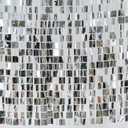 Silver Shimmer Wall Backdrop, 20 Packs Silver Sequin Shiny Curtain Square Dots Garland for Wedding, Birthday, Bachelorette Party, 70s 80s 90s Theme Disco Party Decorations Supplies