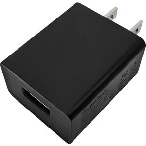 5V1A Power Adapter Plug for Wall Outlet (UL Certified, Black, 1pcs), 5W USB Charger Block for Cell Phones, Tablets, Earphones, Power Banks, Smart Wearables, Toys and More Electronic Gadgets