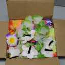 50 PCS Soft Hawaiian Leis Luau Party Decorations Tropical Favors Lei Flower Hair Clip,Headbands and Wristbands Perfect for Your Hawaii Luaus Party