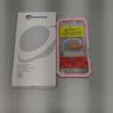 CENHUFO Magnetic Privacy for iPhone 16 Case [Compatible with Magsafe] Full Body Phone Case Built-in 9H Tempered Glass Privacy Screen Protector and Camera Lens Cover, Shockproof Bumper Clear - Pink