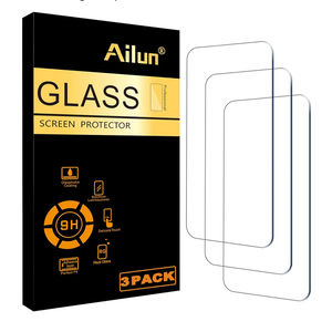 Ailun Screen Protector for iPhone 16 / iPhone 15 / iPhone 15 Pro [6.1 Inch] Display 3 Pack Tempered Glass, Dynamic Island Compatible, Case Friendly [Not for iPhone 16 Pro 6.3 Inch].6.1 Inch, Display, Case Friendly