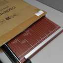 Paper Cutter Heavy Duty 18" Cut Length Professional Large Paper Cutter 12-Sheet Capacity Guillotine Paper Cutter for Cardstock, Safety, Efficience, Wide Use for Office, School, Home (A2-A7) (Red)