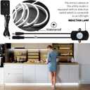 Hollywood Style Vanity Make Up Light 10FT, Bright Neon Light, Nightlight Night Light for Kids, Plug in Night Light for Adults Bedroom Soft White, Auto-On/Off, Can DIY Styling