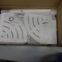 Matte White Tension Shower Caddy Corner Organizer, Rust-Proof Stainless Steel | 4 Deep Adjustable Shelves, Anti-Slip Tension Pole 34114 | Hooks, Towel Bar & Soap Holder for Clean Modern Bathrooms