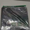 Hiflora Under Couch Blocker for Toys Under Bed Blocker for Pets 83" Length 11.8" Height in Total Under Furniture Blocker with Sticky Double Side Tape, Connectors and Zip Ties for Pets, Black