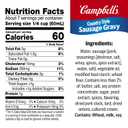 Campbell’s Country Style Sausage Gravy, 13.8 oz Can (EXP 06/08/28)