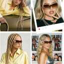 VANLINKER Wrap Around Y2K Sunglasses for Women Men Oversized Shades VL9704 | Trendy Frameless One-Piece Shield Shades with Futuristic Fashion Style for Parties, Music Festivals, Driving and Daily Wear