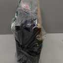 Furnulem Nightstand with 3 Drawers and 2-Tier Shelf, Fabric Small Dresser Organizer Vertical Storage Tower for Bedroom, Closet, Hallway, Nursery, End Table Side Furniture, Sturdy Steel Frame, Wood Top (Rustic Brown)