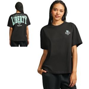 Game 7 x WNBA Officially Licensed Women's Oversized Graphic Short Sleeve T‑Shirt, XS