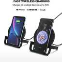 Belkin Quick Charge 10W Wireless Charger - Qi-Certified Charger Stand for iPhone, Samsung Galaxy - Charge While Listening to Music, Streaming Videos, & Video Calling - Includes AC Adapter - Black
