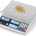 Bonvoisin Industrial Counting Scale Digital Scale for Parts and Coins kg/g/lb Electronic Gram Scale Inventory Counting Scale Industrial Parts Coins Piece Counting Scale (30kg/66lb, 1g)