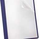Oxford Clear Front Report Cover, 3 Prong, 1/2 inch Capacity, Burgundy, Letter Size, 25 per Box, (53341)