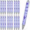 24 Pcs Kpop Theme Party Favors Purple Lightning Ballpoint Pens Kpop Retractable Pen Bulk Purple Birthday Gift for K-pop Lovers Girls Student School Rave Music Accessories Stationery Supplies
