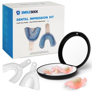 Smile Seek Custom Removable Dentures  Flipper Tooth, Partial Denture, Natural-Looking Clip-In Teeth for Front or Side Tooth Replacement (1 Tooth)