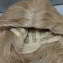 Angelaicos Womens Hippie Wigs Long Blonde Wig Fluffy Wavy Party Cosplay Wig