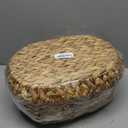 Set of 3 Wicker Storage Baskets with Lid - Decorative Handwoven Rattan Baskets for Organizing, Small Hyacinth Storage Boxes with Scalloped Edges, Natural Woven Storage Bins with Lids (Water Hyacinth)