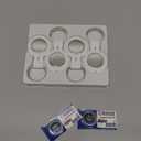 Tracker Tags-4 Pack [Apple MFi Certified] Air Pair with Apple Find My(iOS Only) Smart Bluetooth Tracking Tags Key Finder Item Locator Waterproof Worldwide Tracker for Pets Wallet Backpack Dogs Luggage