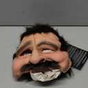 LOGOFUN Realistic Old Man Latex Mask for Halloween Cosplay Scary Elderly Face Headgear Party Carnival Costume Accessories