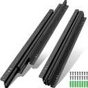 Heavy Duty Under-Stair Drawer Slides, 16/24/32/40 Inch Full Extension Bottom Mount Rail, 265 lb Load Capacity Ball Bearing Slide for Under-Stair Cabinet & Deep Storage, 1 Pair