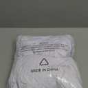 Cocktail Table Covers - 2 Pack 24"x 43" White Cocktail Table Tablecloth with Natural Wavy Round Skirt for Bar Wedding Party Banquet