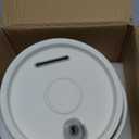 DOOOB Ceramic Cat Water Fountain, 2.1L/71oz Ceramic Cat Fountain, Automatic Ceramic Water Fountain for Cats, Pet Water Fountain with Ultra-Quiet Pump and 3 Filters & 3 Sponges (White)