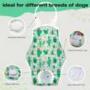 3 Pack Washable Female Dog Diapers with Adjustable Suspender, Reusable Sanitary Panties for Dogs in Heat, Leak-Proof Design, Small 
