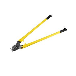 QWORK Cable Cutter, 32 Inch Stainless Steel Hardened Cutter for Cutting Up to 1/2" Wire Rope