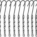 Heybe 10 Pcs Heavy Duty Hanging Chains for Bird Feeders, Black Chains with Clip for Hummingbird Feeders, Planters, Lanterns and Ornaments
