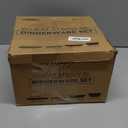 Grow Forward 16-piece Premium Wheat Straw Dinnerware Sets for 4 - Unbreakable Dishwasher & Microwave Safe Plastic Plates and Bowls Sets - Patio, Outdoors, RV, Camping Dishes - Tropical