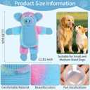 Dog Toys Plush, Squeaky Stuffed Dog Toy, Rainbow Pig Dog Toys for Small Medium Breeds, Soft Dog Plush Toy, Puppy Teething Dog Toy, Interactive Dogs Toy for Indoor Dogs(Blue)