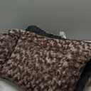 Washable Dog Bed Mat Reversible Dog Crate Pad Soft Fluffy Pet Kennel Beds Dog Sleeping Mattress for Large Jumbo Medium Small Dogs, 35 x 22 Inch, Brown