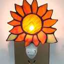 Sunflower Night Light A Soft Night Light Bedroom nightlight Stained Glass Handmade Bedroom, Children's Room, Studyroom