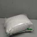 Toddler Pillow,13 x 18 Toddler Pillows for Sleeping,Machine Washable Kids Pillow, Perfect for Travel,Toddlers Cot(Not Included Pillowcase) (White Stripe Pillow Insert)