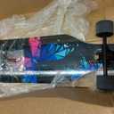 41 Inch Longboard Skateboard 8 Ply Natural Maple Complete Skateboard Cruiser for Cruising, Carving, Free-Style and Downhill with T-Tool