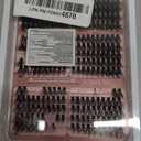 Yawamica Cat Eye Lash Clusters Fluffier Cluster Eyelash Extensions Wispy Individual Lashes Premade Eyelash Clusters Left Right Cluster Lashes 60D 80D 100D Volume 300pcs Eye Lashes Clusters DIY Lash